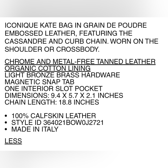 YSL Kate medium gold chain bag *Authentic* - Picture 9 of 9